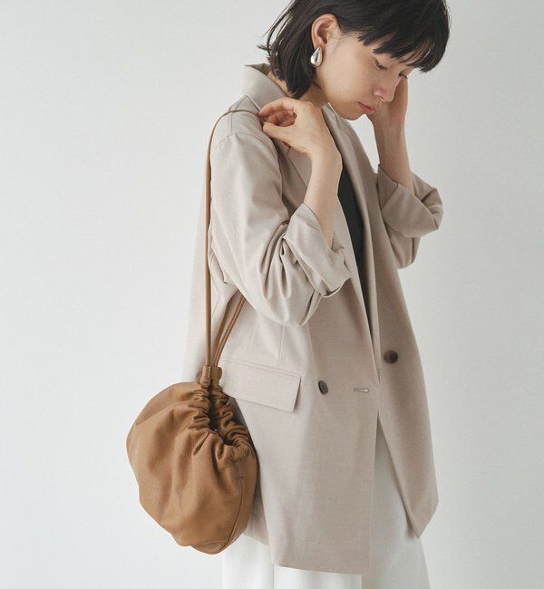  「レザー巾着4WAYショルダーバッグ」|ショルダー・メッセンジャー|