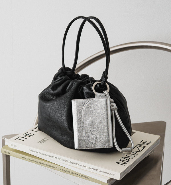  「レザー巾着4WAYショルダーバッグ」|ショルダー・メッセンジャー|