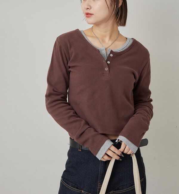  「RING DOT L/S TOPS」|Tシャツ・カットソー|