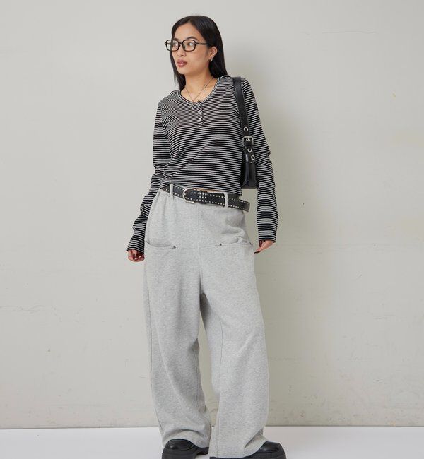  「RING DOT L/S TOPS」|Tシャツ・カットソー|