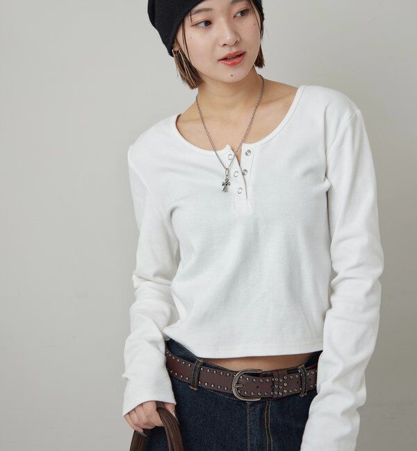  「RING DOT L/S TOPS」|Tシャツ・カットソー|