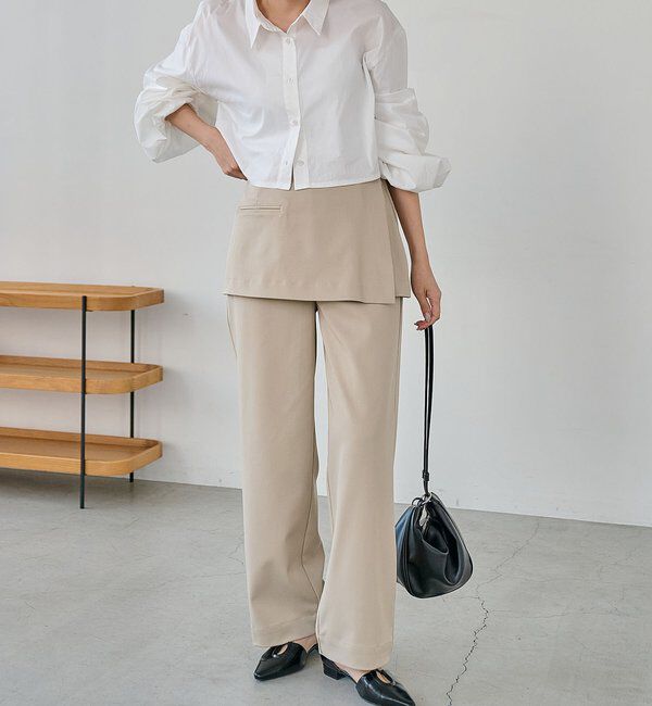  「袖バルーンクロップシャツ」|シャツ・ブラウス|