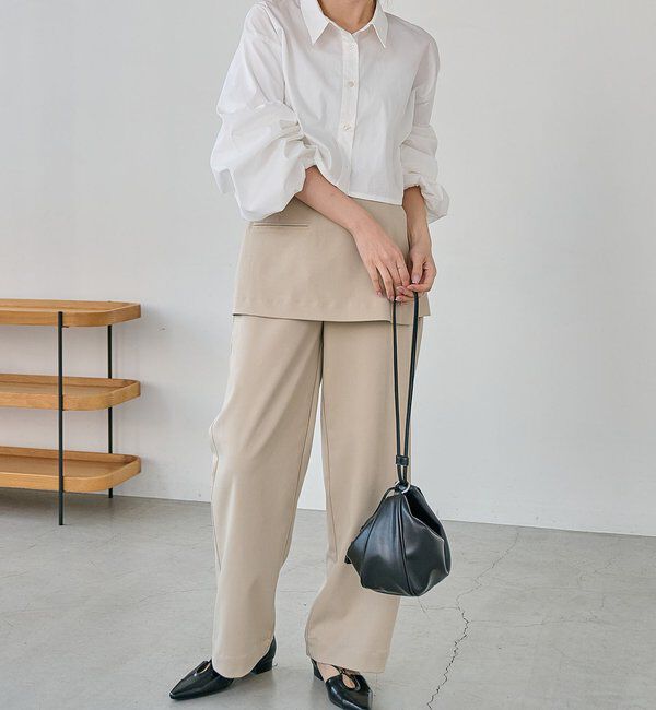  「袖バルーンクロップシャツ」|シャツ・ブラウス|