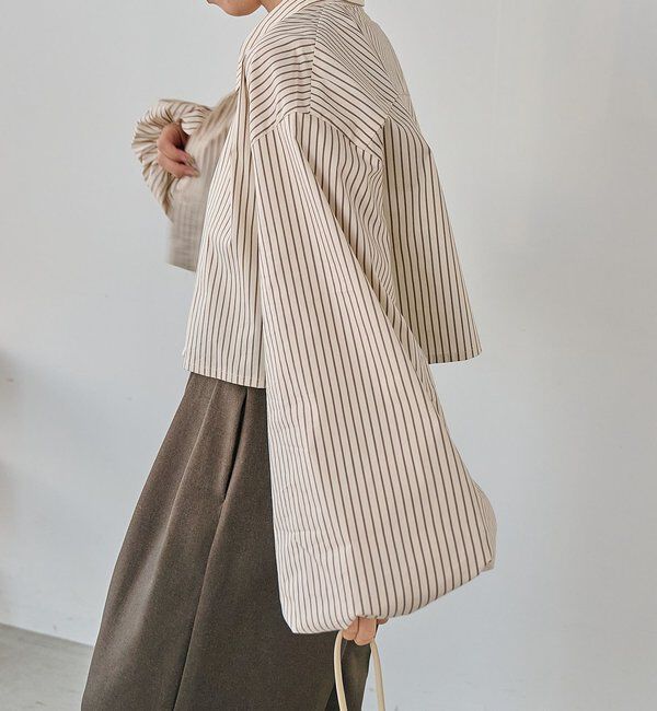  「袖バルーンクロップシャツ」|シャツ・ブラウス|