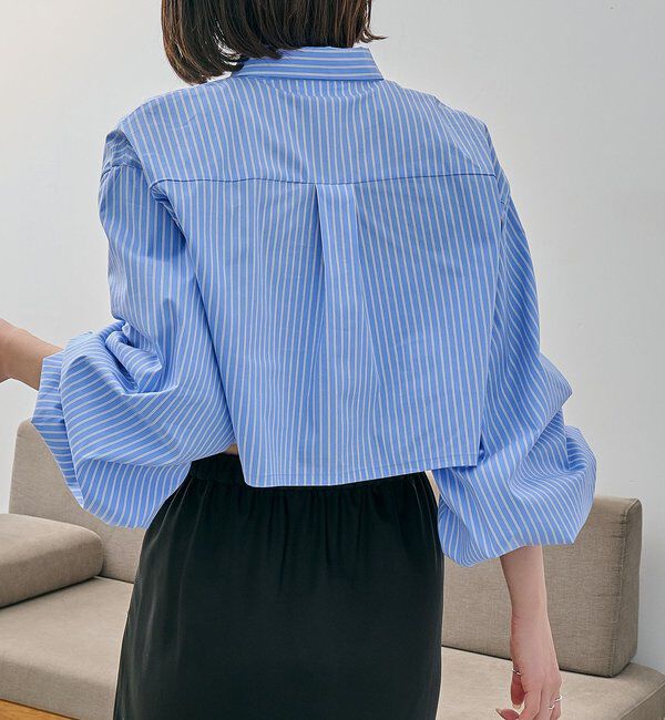  「袖バルーンクロップシャツ」|シャツ・ブラウス|
