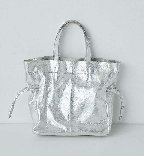  「レザー巾着ショルダーバッグ」|トートバッグ|