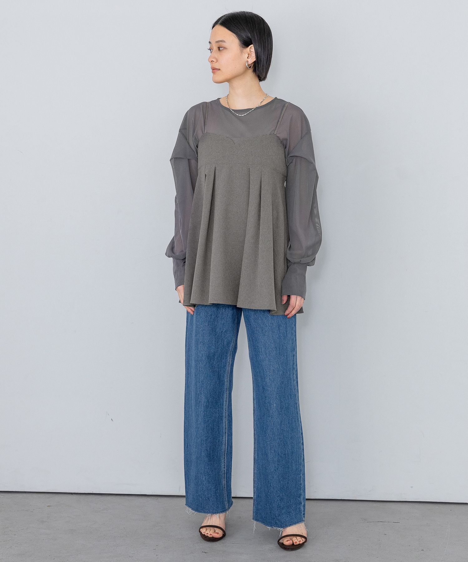 A part by 「リネンライクキャミソール」|キャミソール|