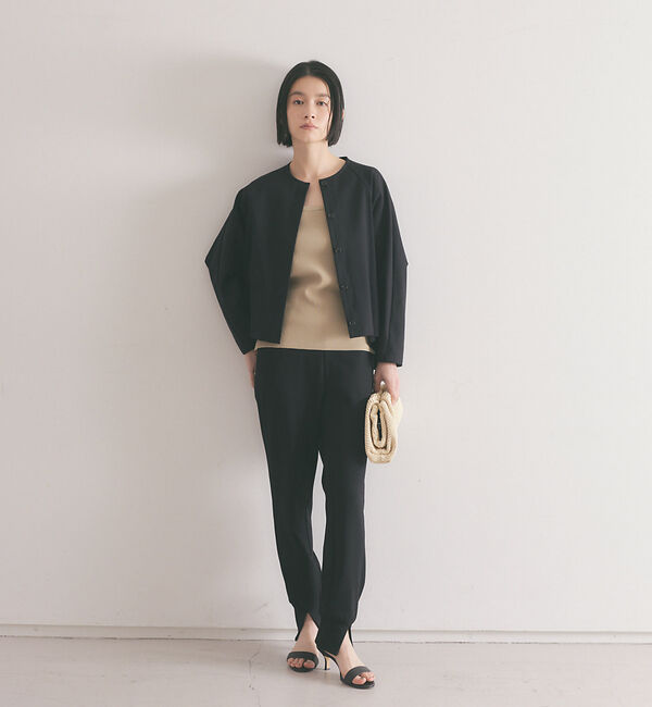 qualite「《セットアップ対応》2WAYストレッチフォルムシャツ」|シャツ・ブラウス|