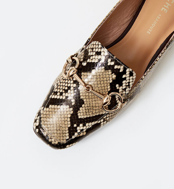 AU BANNISTER「バブーシュビットモカスクエアシューズ」|ローファー|