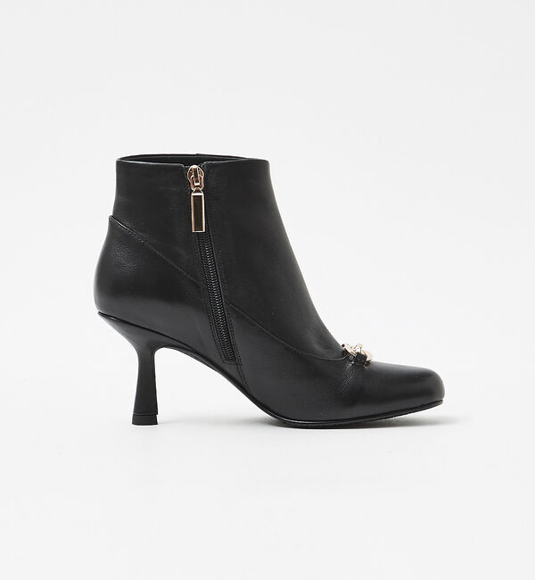 AU BANNISTER「【スノーソール】チェーンモチーフブーツ」|ショートブーツ|