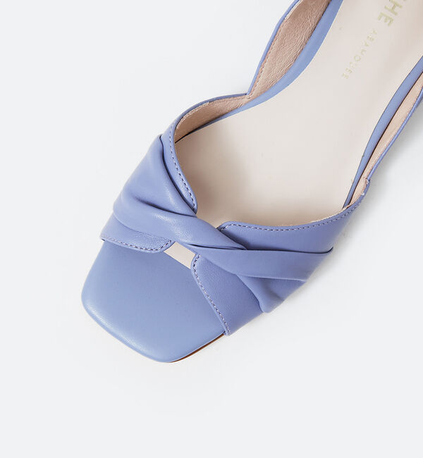 AU BANNISTER「ツイストオープントゥパンプス」|サンダル|