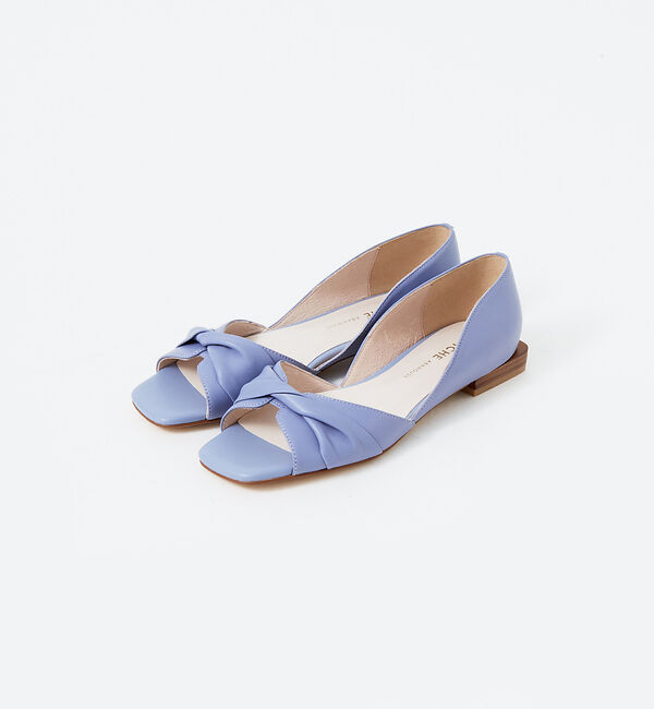 AU BANNISTER「ツイストオープントゥパンプス」|サンダル|