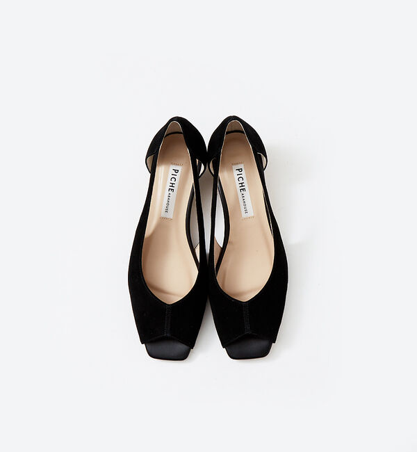 AU BANNISTER「バタフライカット　スクエアオープントゥパンプス」|パンプス|