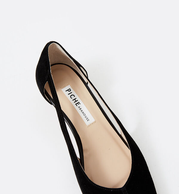 AU BANNISTER「バタフライカット　スクエアオープントゥパンプス」|パンプス|