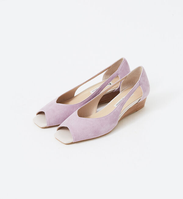 AU BANNISTER「バタフライカット　スクエアオープントゥパンプス」|パンプス|