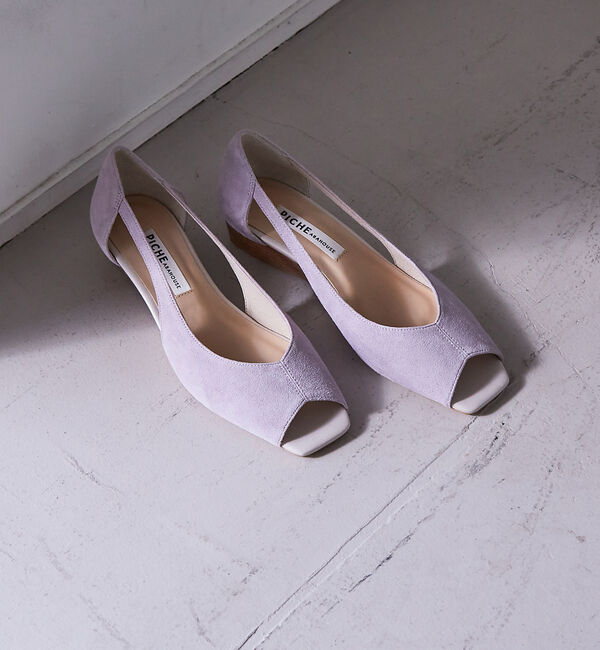 AU BANNISTER「バタフライカット　スクエアオープントゥパンプス」|パンプス|