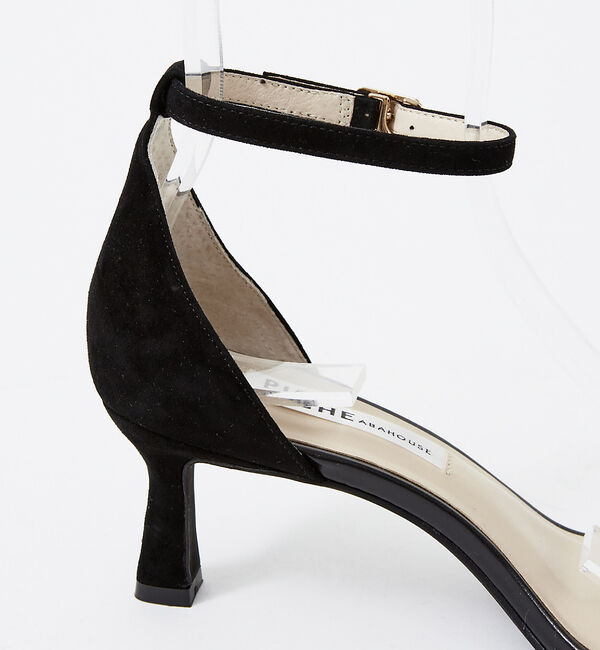 AU BANNISTER「アンクルストラップ スクエアトゥサンダル」|サンダル|