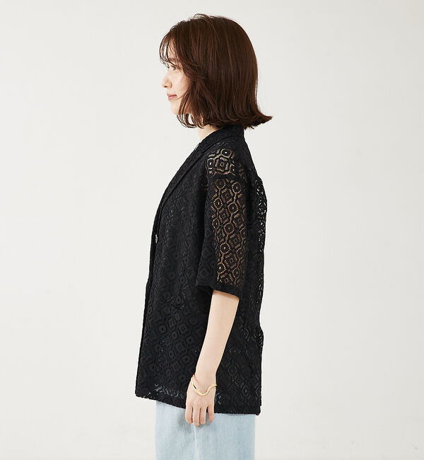 abahouse mavie「半袖レースジャケット」|その他|