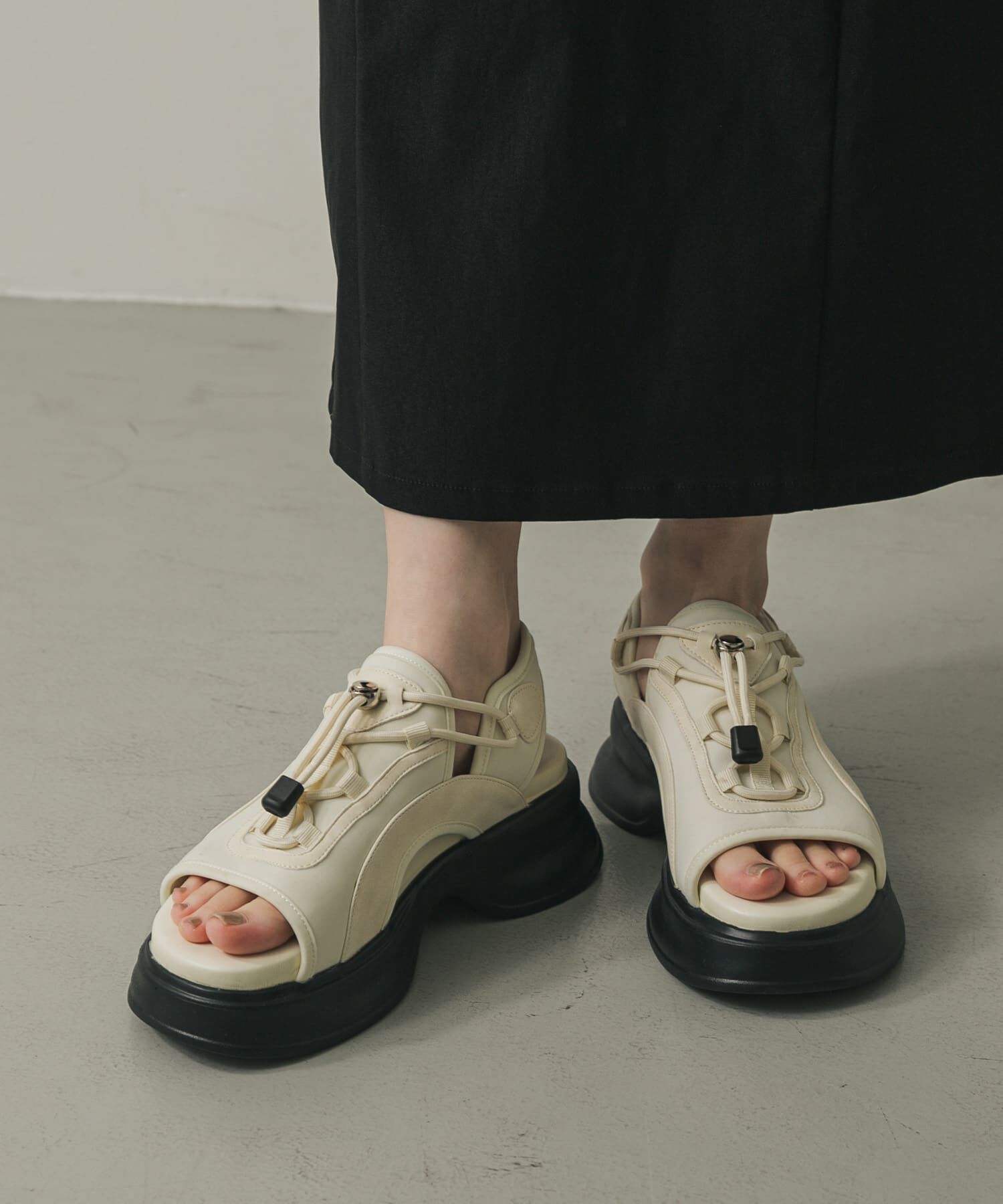 SENSE OF PLACE by URBAN RESEARCH「ボリュームソールドロストスポーツサンダル」|サンダル|