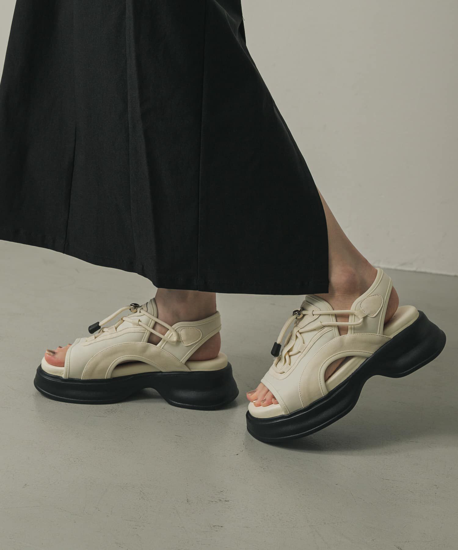 SENSE OF PLACE by URBAN RESEARCH「ボリュームソールドロストスポーツサンダル」|サンダル|