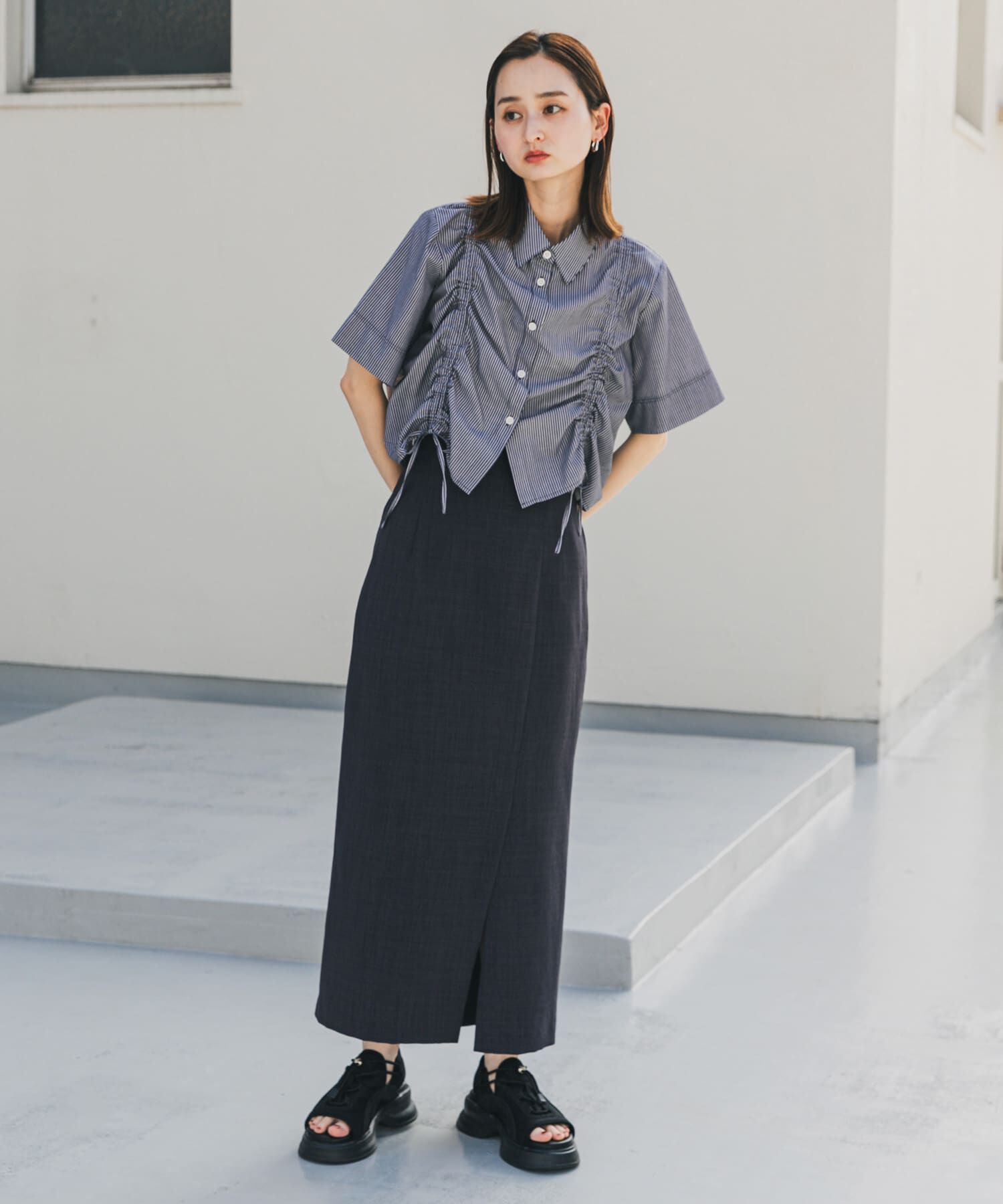 SENSE OF PLACE by URBAN RESEARCH「ボリュームソールドロストスポーツサンダル」|サンダル|