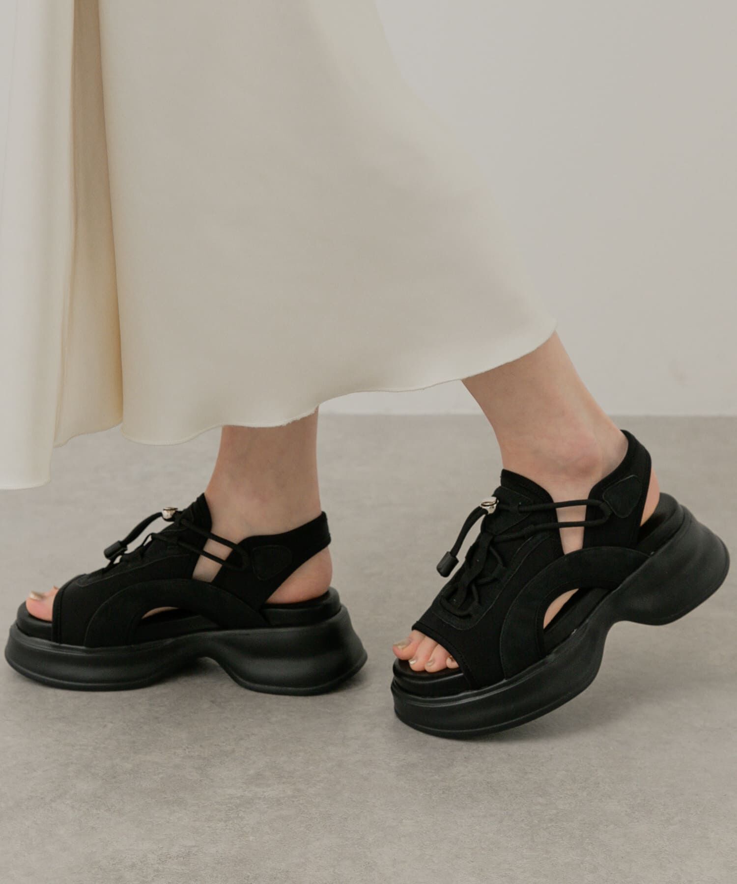 SENSE OF PLACE by URBAN RESEARCH「ボリュームソールドロストスポーツサンダル」|サンダル|