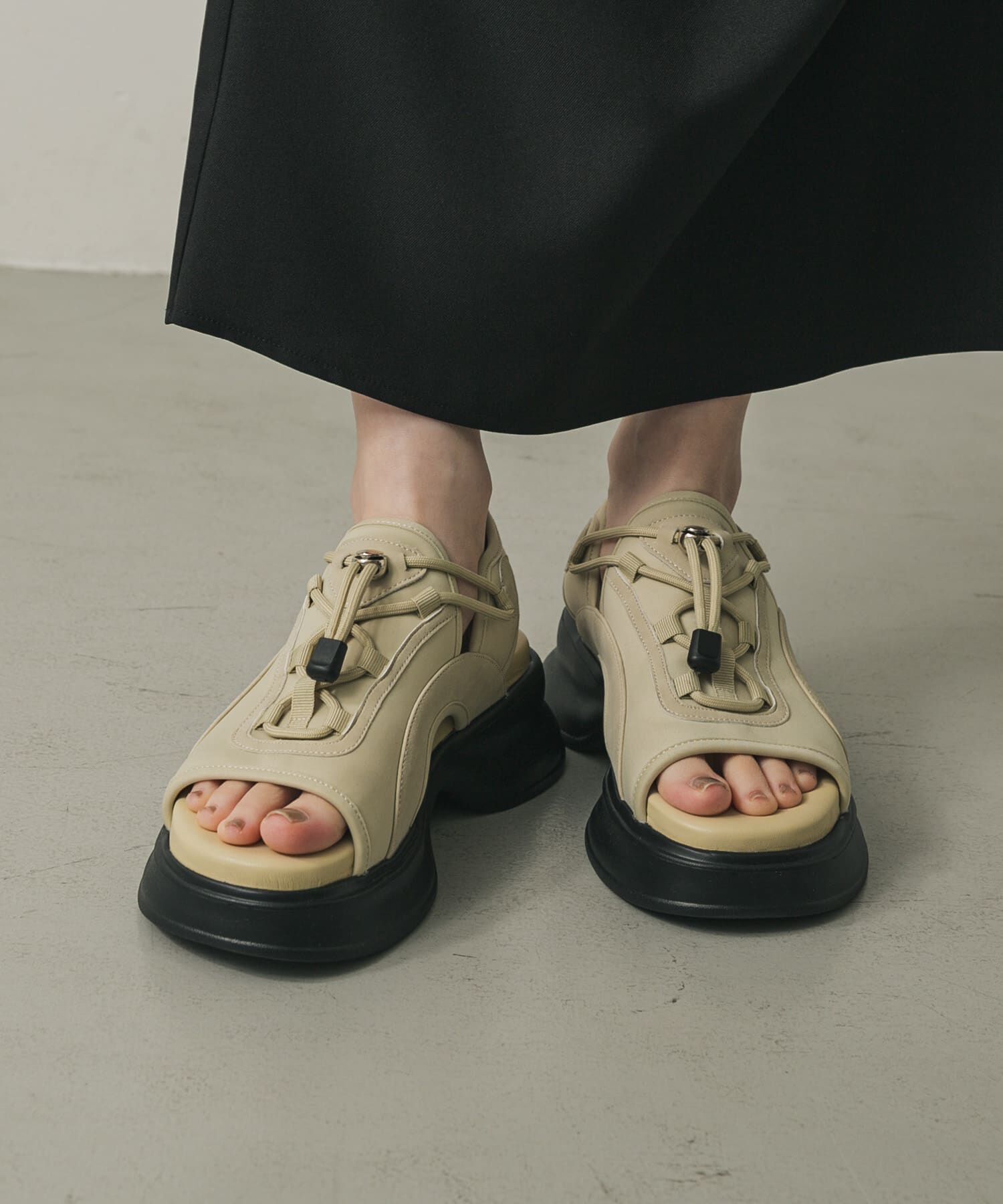 SENSE OF PLACE by URBAN RESEARCH「ボリュームソールドロストスポーツサンダル」|サンダル|