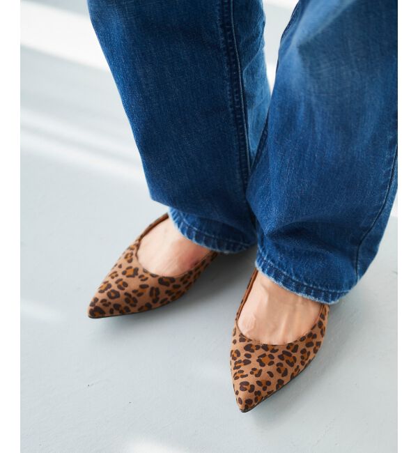  「ポインテッドフラットパンプス」|パンプス|