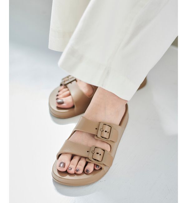 le.coeur blanc「IGOR バックルサンダル」|サンダル|ベージュ