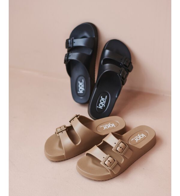 le.coeur blanc「IGOR バックルサンダル」|サンダル|