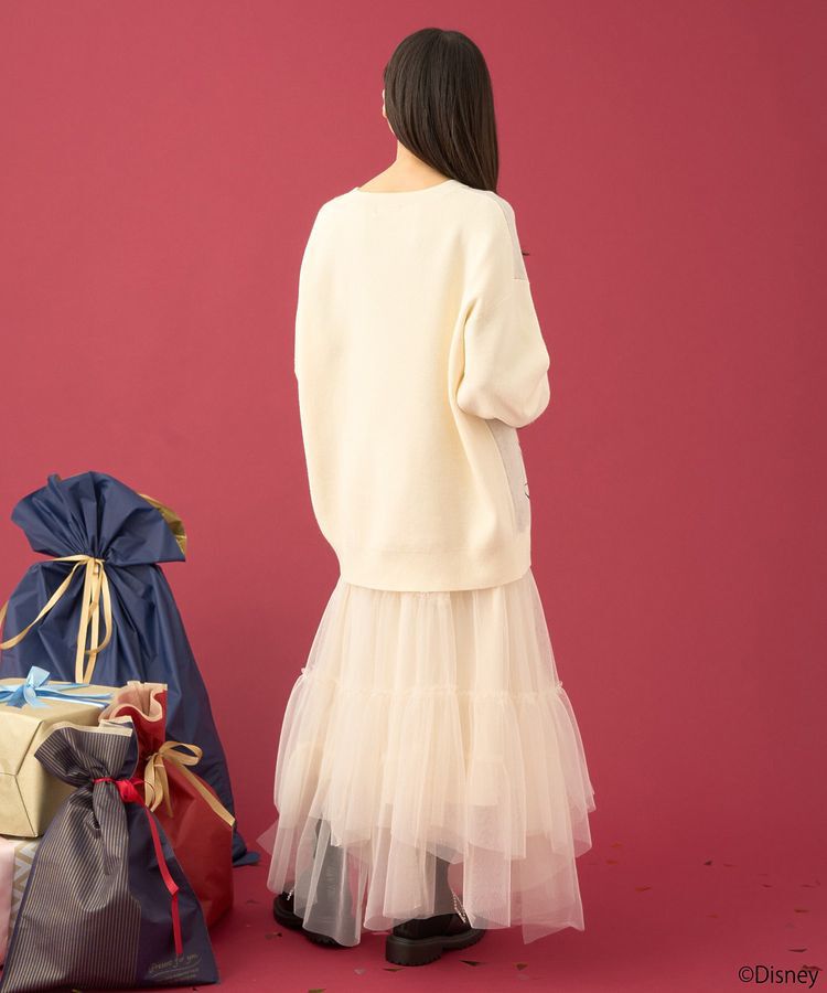 earth music&ecology「Disney/ジャガードラメロゴプルオーバー」|ニット・セーター|