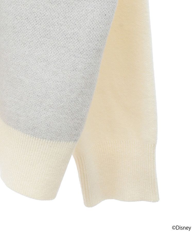 earth music&ecology「Disney/ジャガードラメロゴプルオーバー」|ニット・セーター|