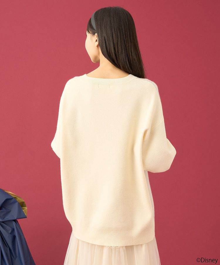 earth music&ecology「Disney/ジャガードラメロゴプルオーバー」|ニット・セーター|
