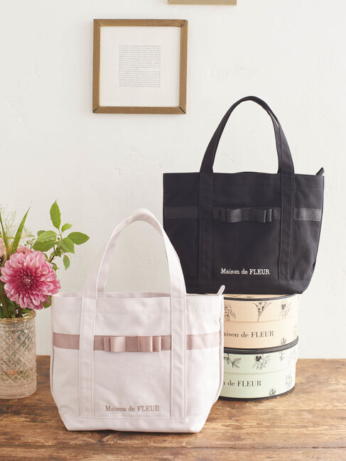 Maison de FLEUR「マルチポケット帆布トートSバッグ」|トートバッグ|