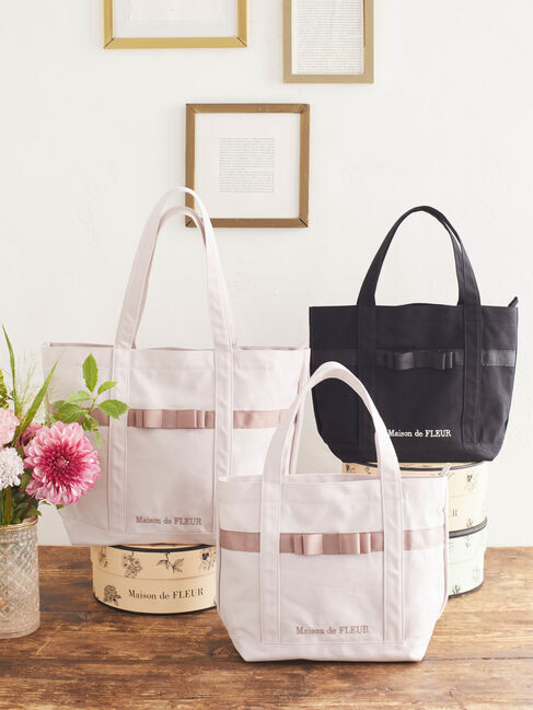 Maison de FLEUR「マルチポケット帆布トートSバッグ」|トートバッグ|