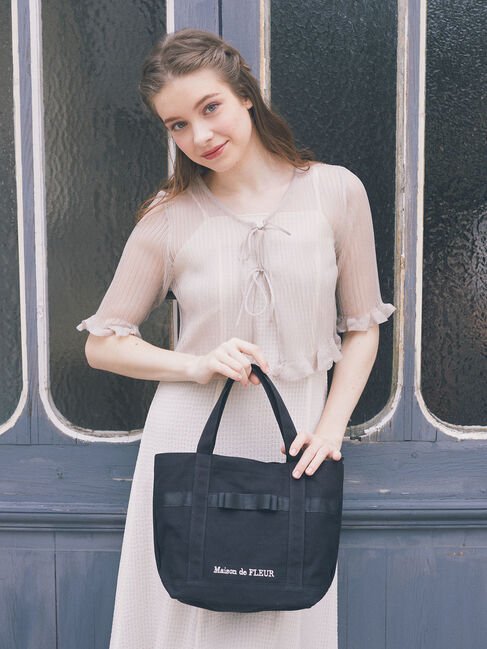 Maison de FLEUR「マルチポケット帆布トートSバッグ」|トートバッグ|