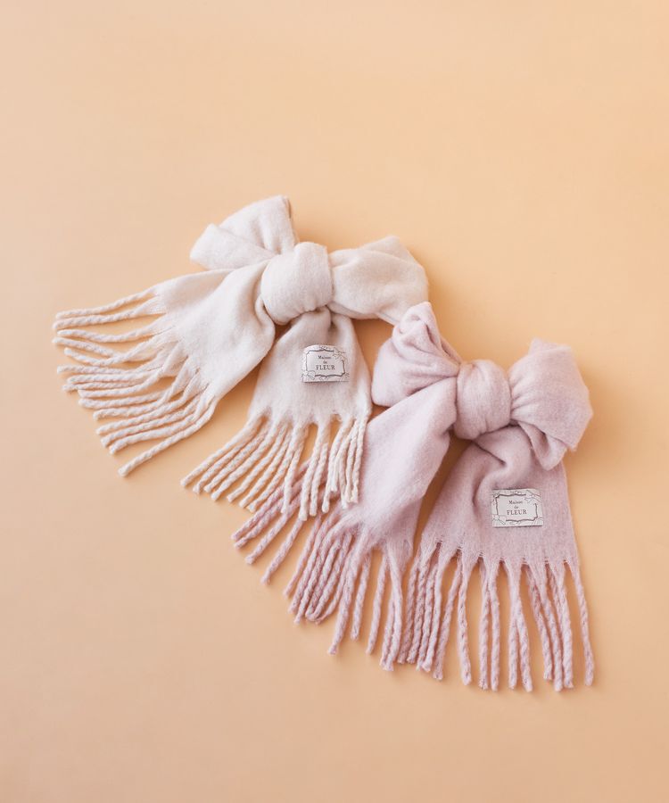Maison de FLEUR「フリンジストール」|ストール|