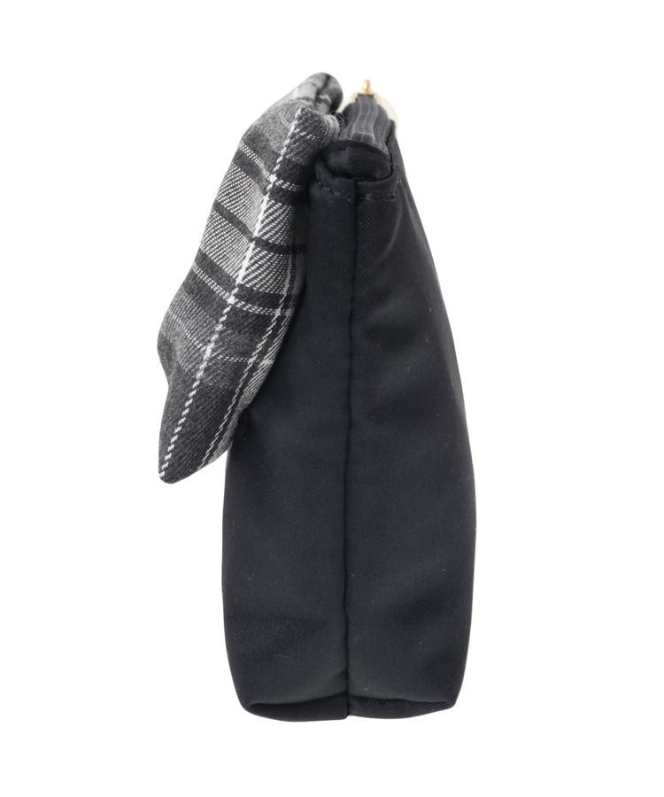 Maison de FLEUR「チェックリボンサテンポーチ」|ポーチ|