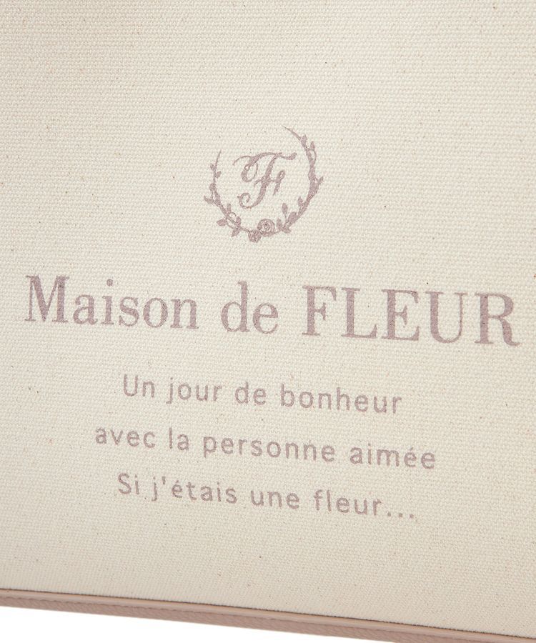 Maison de FLEUR「キャンバススクエア2Wayトートバッグ」|トートバッグ|