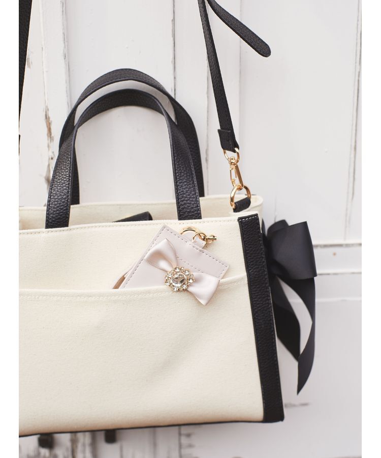 Maison de FLEUR「キャンバススクエア2Wayトートバッグ」|トートバッグ|