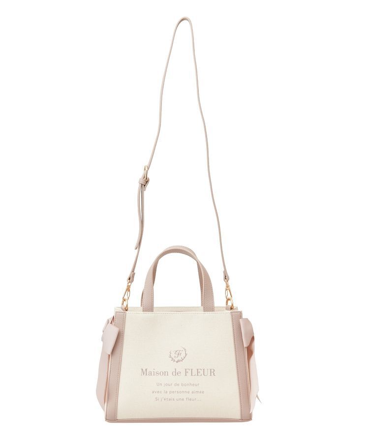 Maison de FLEUR「キャンバススクエア2Wayトートバッグ」|トートバッグ|