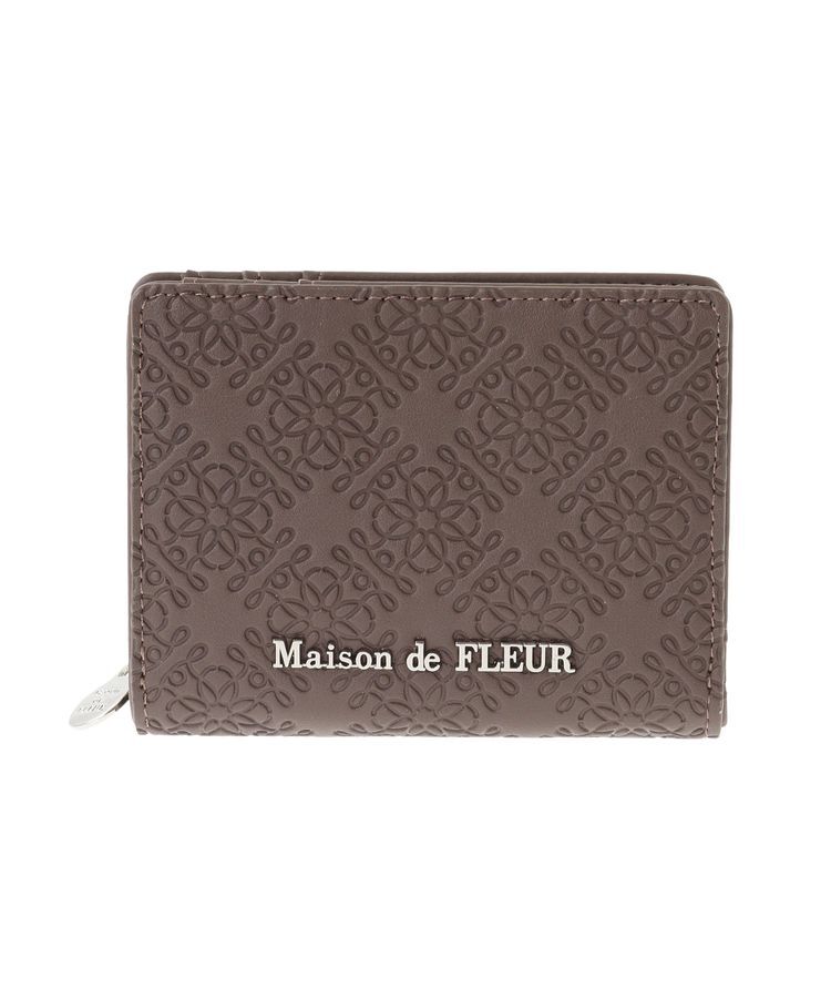 Maison de FLEUR「FLEURモノグラムウォレット」|財布|ブラウン