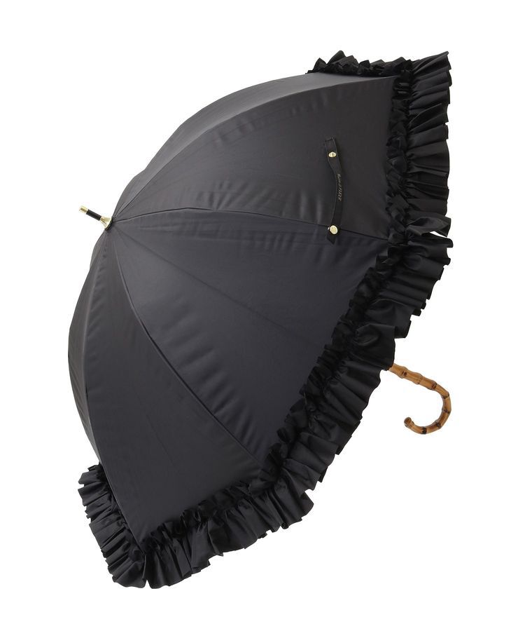 Maison de FLEUR「遮光&UV CUT フリル傘」|傘|
