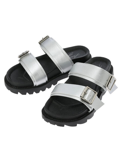  「【WEB限定】ボリュームソールダブルベルトサンダル」|サンダル|