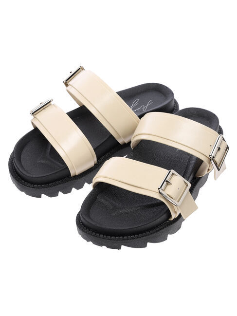  「【WEB限定】ボリュームソールダブルベルトサンダル」|サンダル|