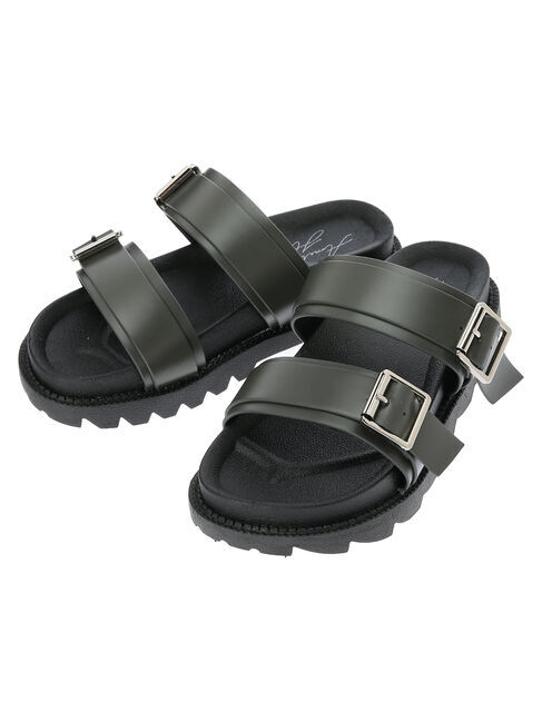  「【WEB限定】ボリュームソールダブルベルトサンダル」|サンダル|