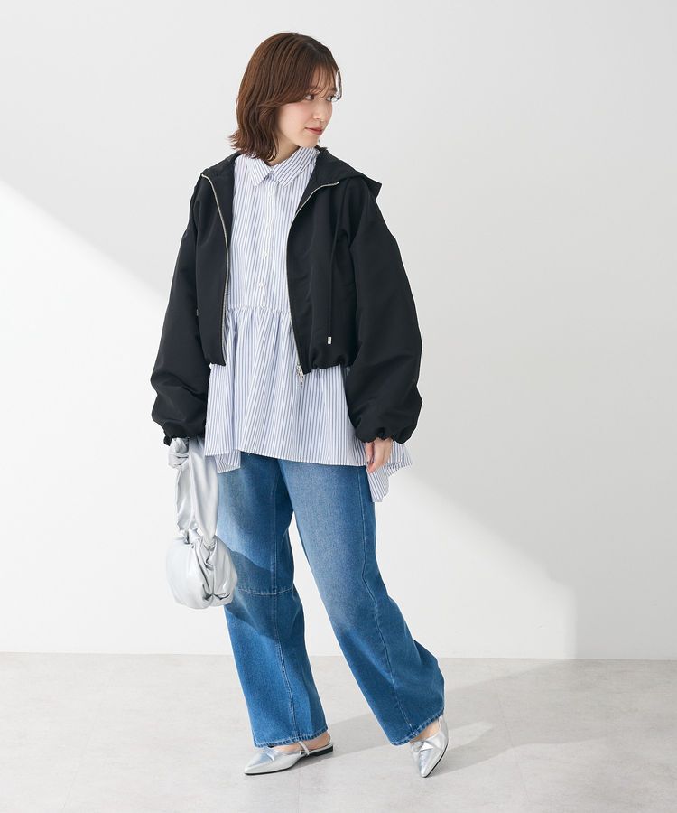 Green Parks「・ELENCARE DUE デニムバレルレッグパンツ」|デニム|