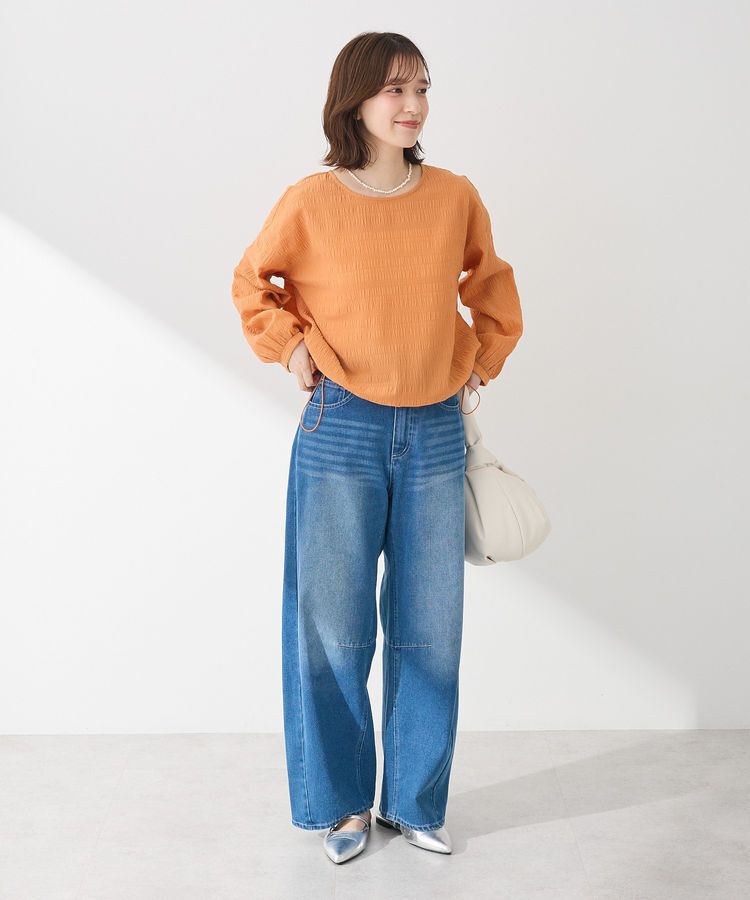 Green Parks「・ELENCARE DUE デニムバレルレッグパンツ」|デニム|