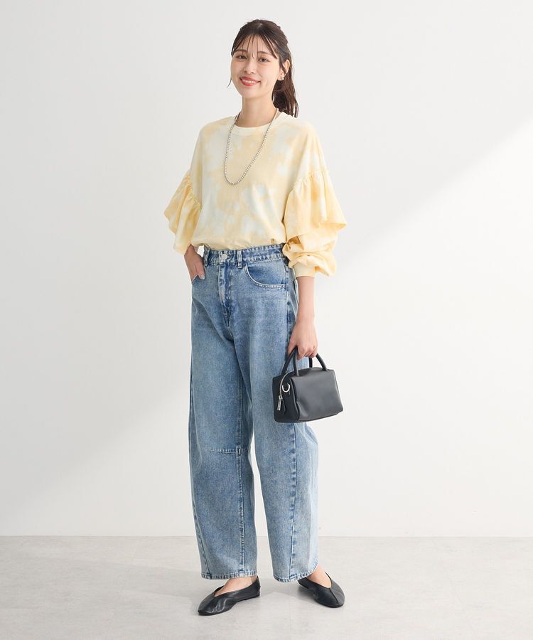 Green Parks「・ELENCARE DUE デニムバレルレッグパンツ」|デニム|