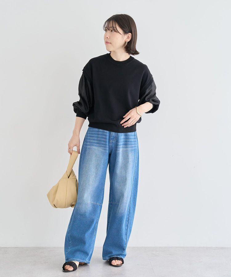 Green Parks「・ELENCARE DUE デニムバレルレッグパンツ」|デニム|